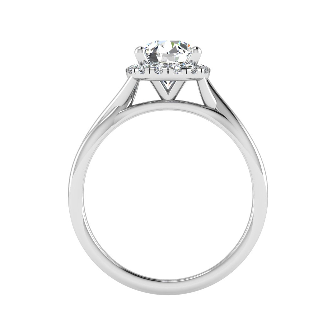 Adaline Halo Engagement Ring